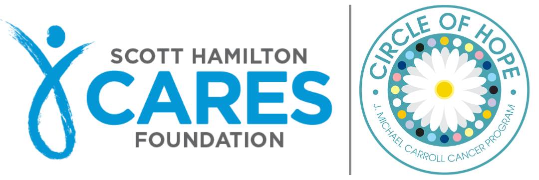 Logos for Scott Hamilton CARES and Circle of Hope